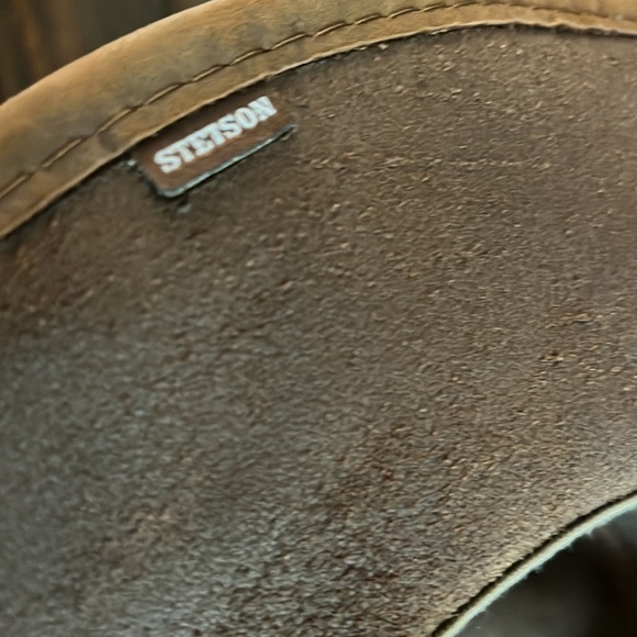 STETSON RODEO DR Roxbury Shapable Distressed Leather Hat-Unisex - Picture 15 of 17